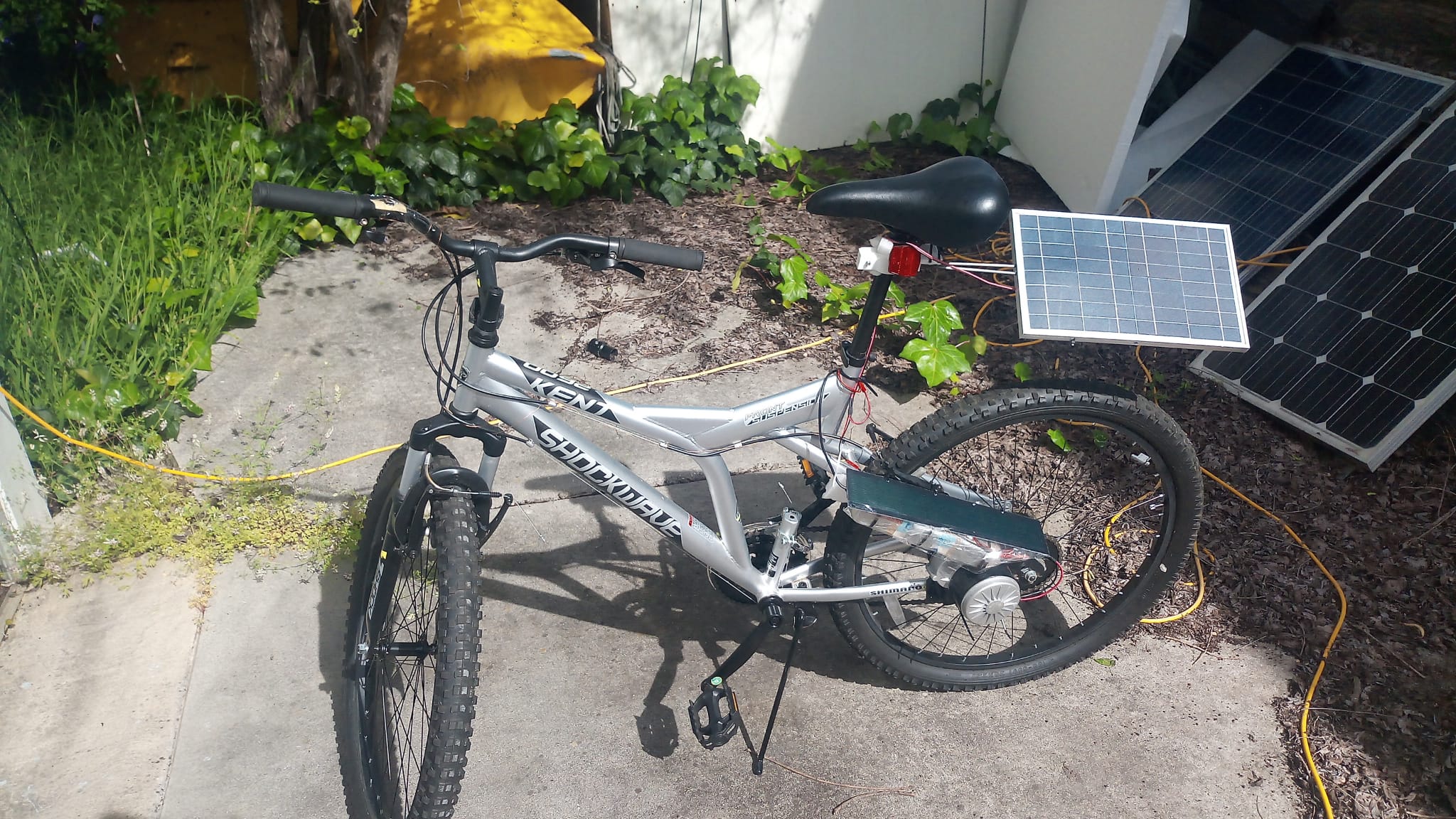 Solar Bike With Added Rain Guards